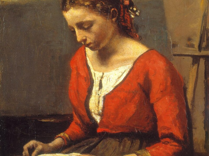 Corot: A Girl&nbsp;Reading